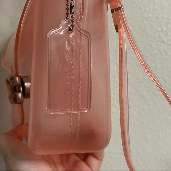 Coach Jelly Tabby Bag in Flower Pink/Silver